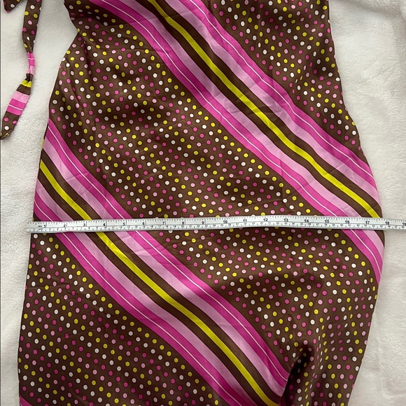 Vintage 100% Silk Halter Midi Dress - Picture 8 of 8